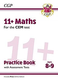 11+ CEM Maths Practice Book & Assessment Tests - Ages 8-9 (with Online Edition): unbeatable eleven p