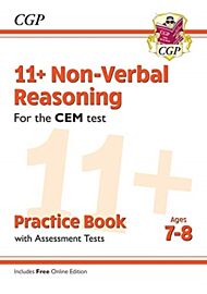 11+ CEM Non-Verbal Reasoning Practice Book & Assessment Tests - Ages 7-8 (with Online Edition): unbe