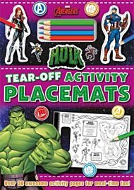 Marvel Avengers Hulk: Tear-Off Activity Placemats