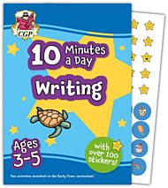 10 Minutes a Day Writing for Ages 3-5 (with reward stickers)