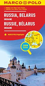 Russia and Belarus Marco Polo Map