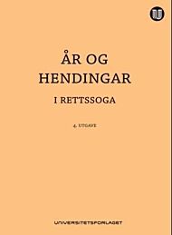 År og hendingar i rettssoga