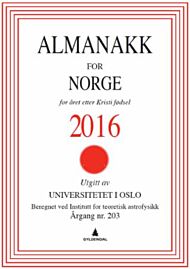 Almanakk for Norge 2016