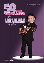 50 kjente barnesanger for ukulele og gitar