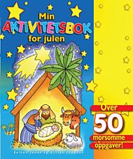 Min aktivitetsbok for julen. Over 50 morsomme oppgaver!