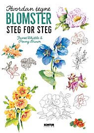 Hvordan tegne blomster steg for steg