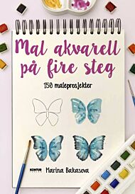 Mal akvarell på fire steg