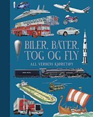 Biler, båter, tog og fly