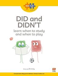 Read + Play  Social Skills Bundle 2 Did and Didn¿t learn when to study and when to play