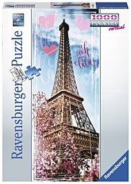 Puslespill 1000 Panorama Eiffeltower Ravensburger