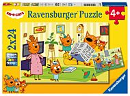 Puslespill 2X24 Katter Ravensburger