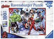 Puslespill 100 Marvel Avengers Ravensburger