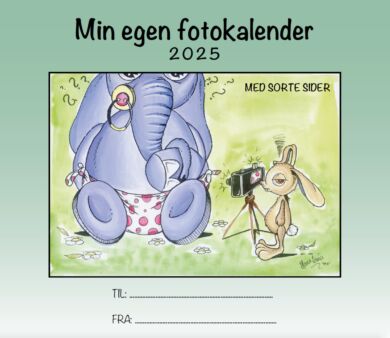 Kalender 2025 Foto Sort 195x225mm