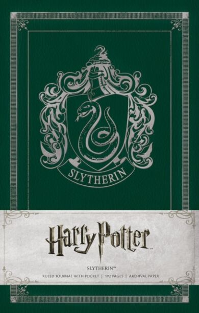 Harry Potter Slytherin Hardcover Ruled Journal