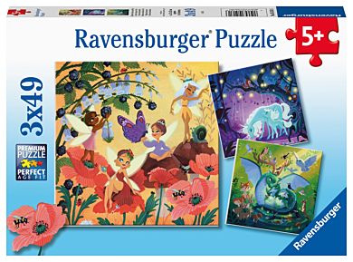 Puslespill 3x49 Magi Ravensburger