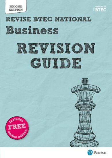 Pearson REVISE BTEC National Business Revision Guide inc online edition - 2023 and 2024 exams and as