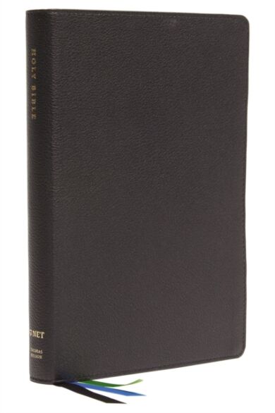 NET Bible, Thinline Large Print, Leathersoft, Black, Comfort Print