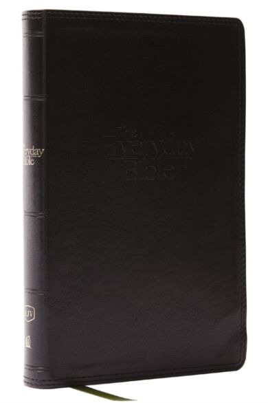 KJV, The Everyday Bible, Black Leathersoft, Red Letter, Comfort Print