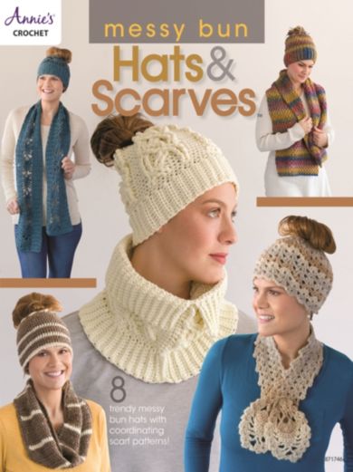 Messy Bun Hats & Scarves