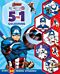 Marvel Avengers Captain America: 5 in 1 Colouring