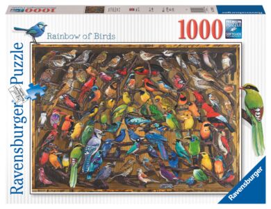 Puslespill 1000 Verdens fugler Ravensburger