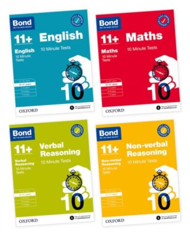 Bond 10 Minute Tests 10-11+ years Pack: Ready for the 2024 exam