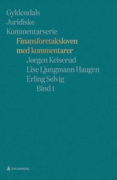 Finansforetaksloven med kommentarer