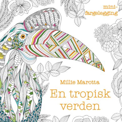 En tropisk verden. En minifargeleggingsbok