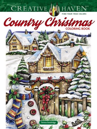 Creative Haven Country Christmas Coloring Book