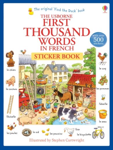 First Thousand Words in French Sticker Book