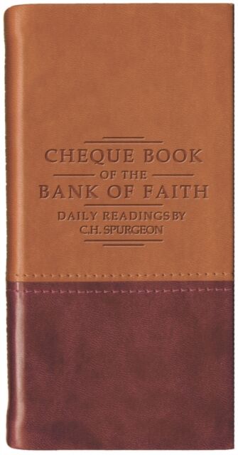 Chequebook of the Bank of Faith - Tan/Burgundy