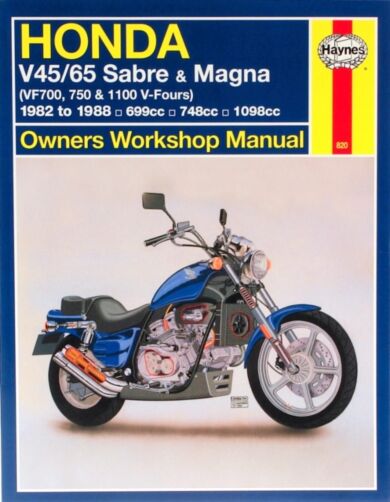 Honda V45/65 Sabre & Magna (82 - 88) Haynes Repair Manual