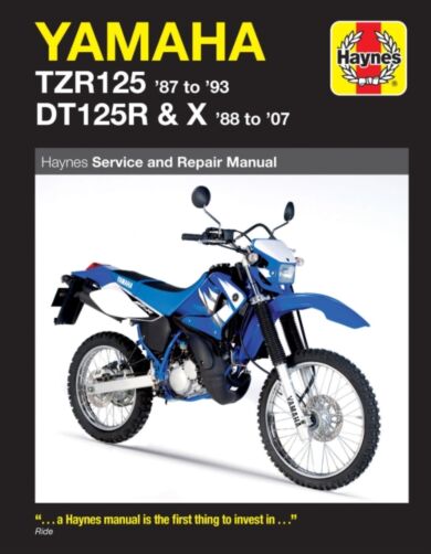 Yamaha TZR125 (87 - 93) & DT125R/X (88 - 07) Haynes Repair Manual