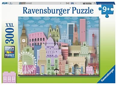 Puslespill 300 Kart Over Europa Ravensburger