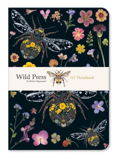 Notatbok A5 Luxury Wild Press Three bumblebees