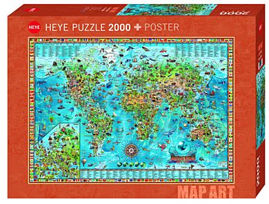 Puslespill 2000 Amazing World Heye