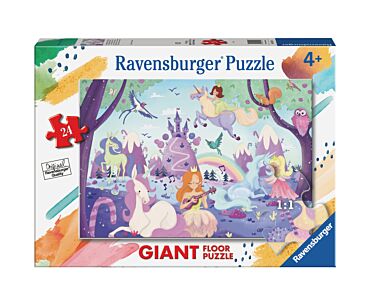 Puslespill 24 Gulv Enhjørninger Ravensburger