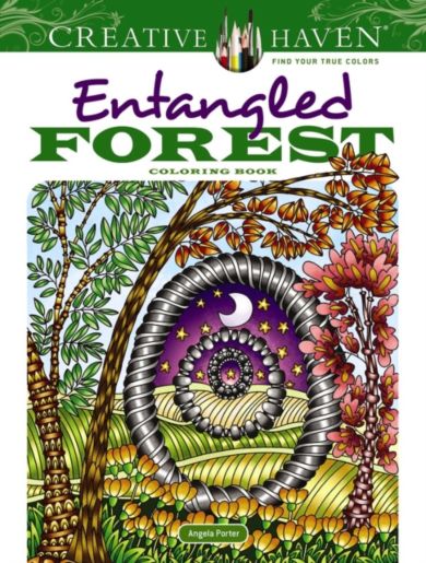 Creative Haven Entangled Forest Coloring Book