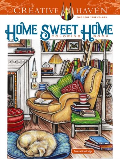 Creative Haven Home Sweet Home Coloring Book