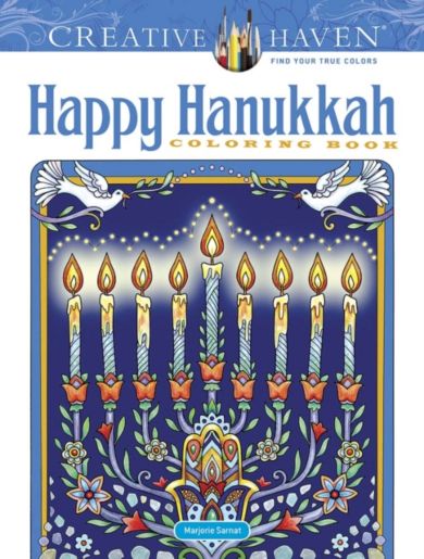 Creative Haven Happy Hanukkah Coloring Book