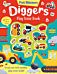 Felt Stickers Diggers Play Scene Book