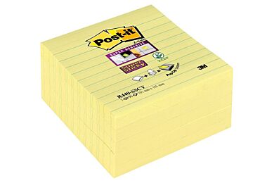 Post-It Ss Z-Notes Linjer 101X101Mm Gul