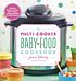 The Multi-Cooker Baby Food Cookbook