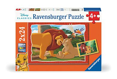 Puslespill Løvenes Konge 2X24P Ravensburger