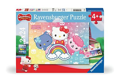 Puslespill 2X 24 Hello Kitty Super Style Ravensbur