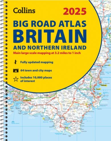 2025 Collins Big Road Atlas Britain and Northern Ireland