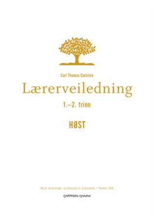 Lærerveiledning 1. og 2. trinn høst