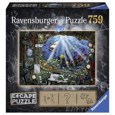 Puslespill 759 Escape 4 Ubåt Ravensburger