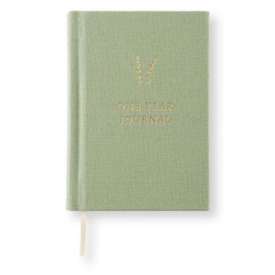 Dagbok One Year Journal Green Lavender