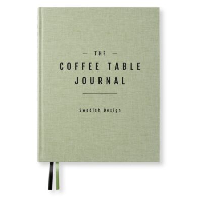 Coffee Table Journal Clean Green Leaf